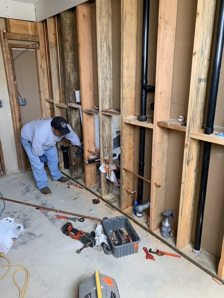 Commercial rough-in plumbing for Water Heater Replacement in Little Havana
